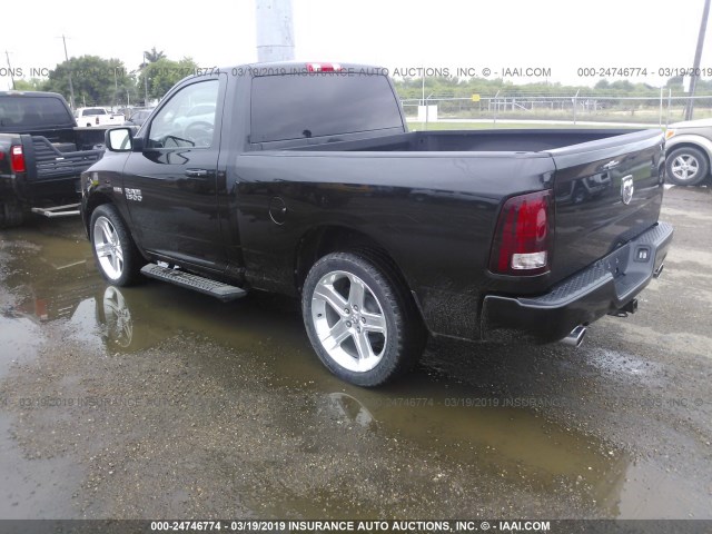 3C6JR6CT1FG665584 - 2015 RAM 1500 SPORT BLACK photo 3