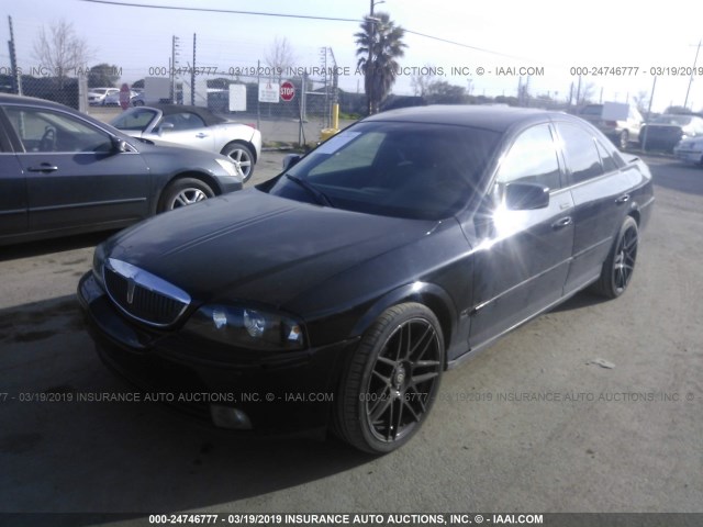 1LNHM87A15Y653624 - 2005 LINCOLN LS BLACK photo 2