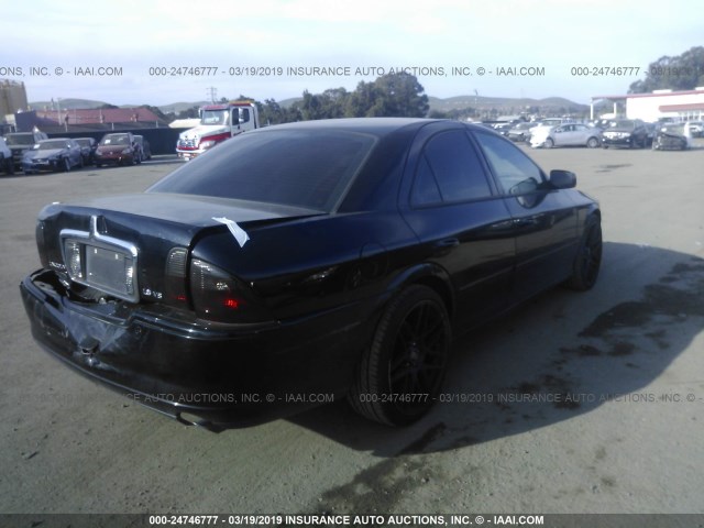 1LNHM87A15Y653624 - 2005 LINCOLN LS BLACK photo 4