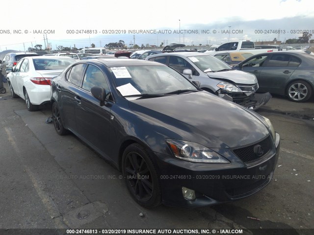 JTHBK262565018656 - 2006 LEXUS IS 250 GRAY photo 1