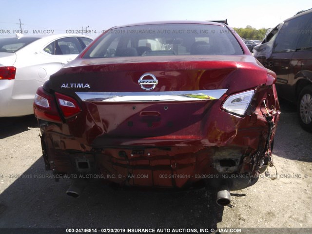 1N4AL3AP2GN354663 - 2016 NISSAN ALTIMA 2.5/S/SV/SL/SR RED photo 6