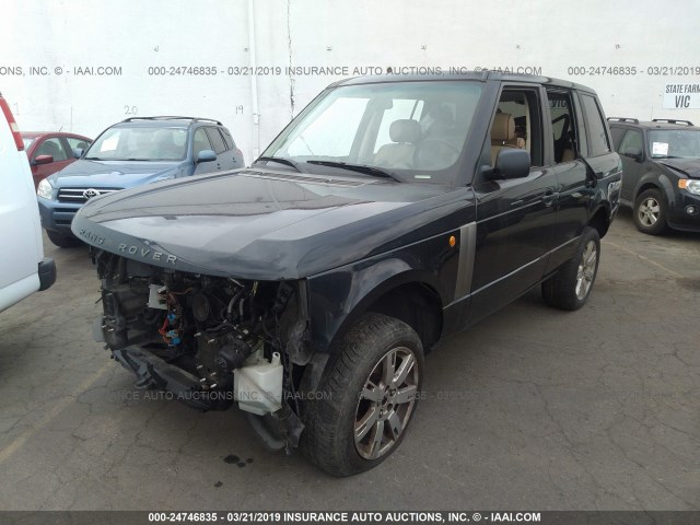 SALMB11453A109306 - 2003 LAND ROVER RANGE ROVER HSE BLACK photo 2