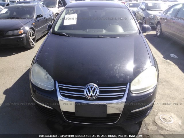 3VWRZ71K68M173419 - 2008 VOLKSWAGEN JETTA SE/SEL BLACK photo 6