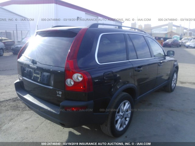 YV4CZ852761229903 - 2006 VOLVO XC90 V8 BLACK photo 4