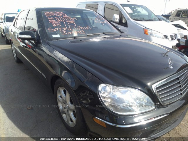 WDBNG84J85A439563 - 2005 MERCEDES-BENZ S 500 4MATIC BLACK photo 6