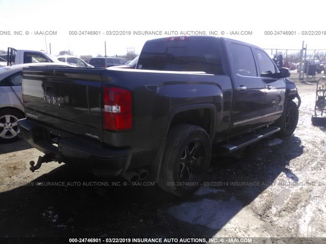 3GTU2WEC4FG244529 - 2015 GMC SIERRA K1500 DENALI GRAY photo 4