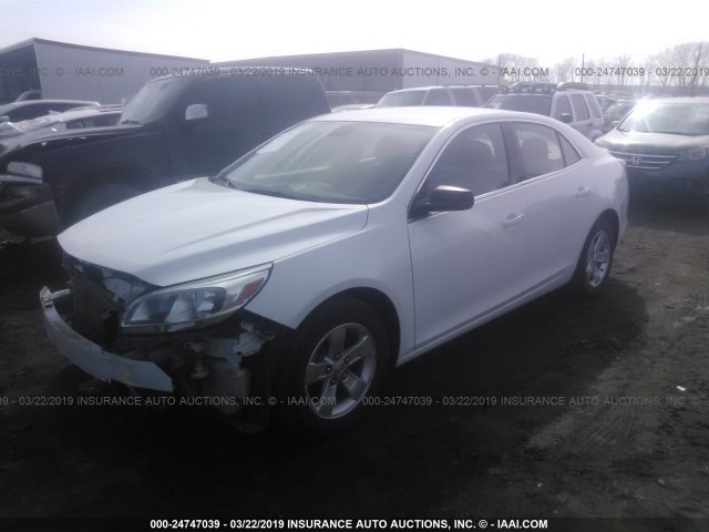 1G11B5SL8FU105771 - 2015 CHEVROLET MALIBU LS თეთრი ფოტო 2