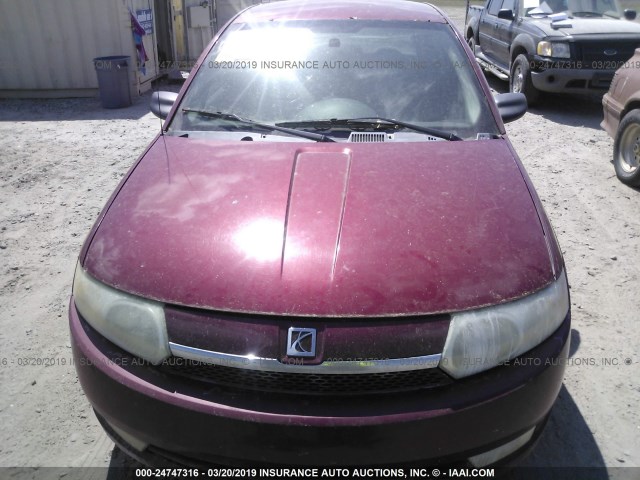 1G8AK52FX4Z194738 - 2004 SATURN ION LEVEL 3 MAROON photo 10