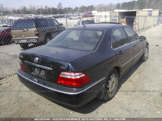 JH4KA96673C001055 - 2003 ACURA 3.5RL BLACK photo 4