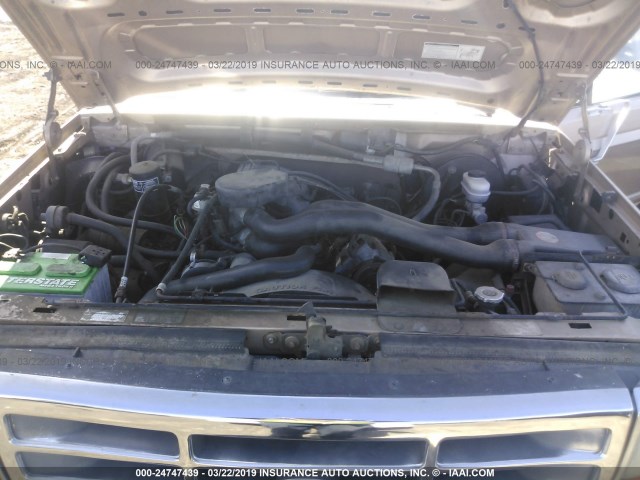 1FTEX15H3NKA09423 - 1992 FORD F150 Qızıl foto 10