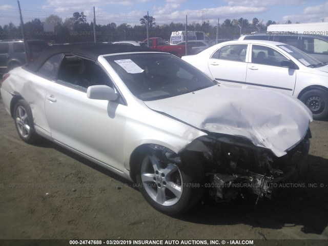 4T1FA38P64U034710 - 2004 TOYOTA CAMRY SOLARA SE/SLE WHITE photo 1