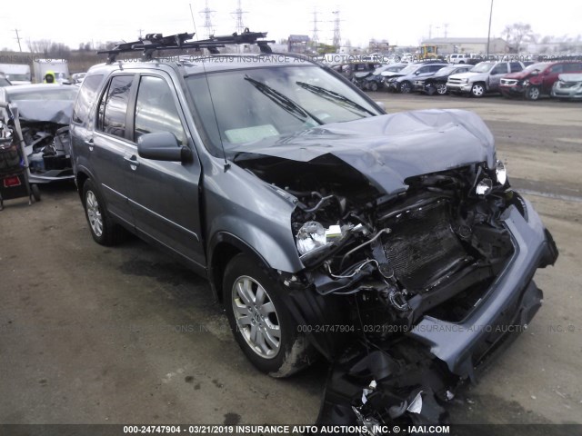 JHLRD78985C008850 - 2005 HONDA CR-V SE/EX GRAY photo 1