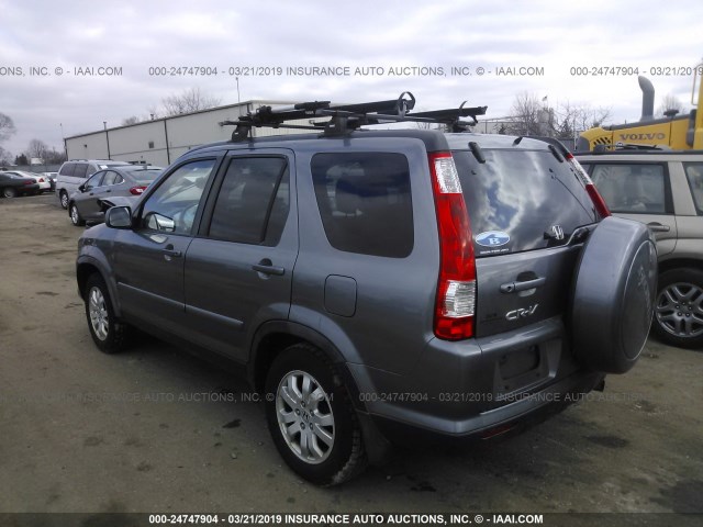 JHLRD78985C008850 - 2005 HONDA CR-V SE/EX GRAY photo 3