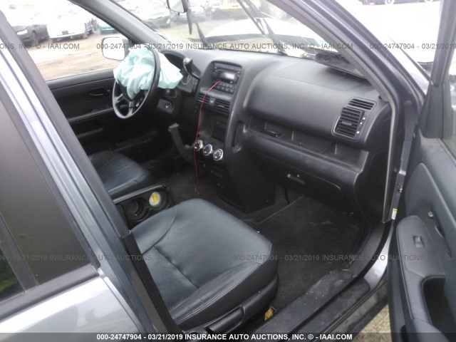 JHLRD78985C008850 - 2005 HONDA CR-V SE/EX GRAY photo 5