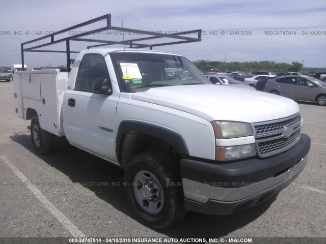 1GCHC24U95E320933 - 2005 CHEVROLET SILVERADO C2500 HEAVY DUTY WHITE photo 1