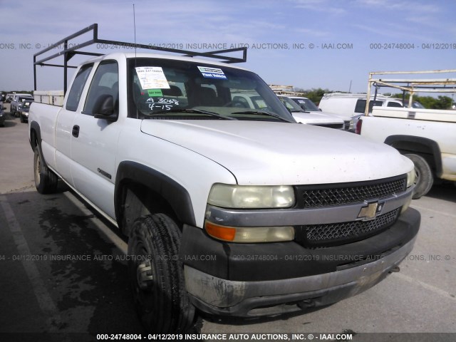 1GCHC29U12E238697 - 2002 CHEVROLET SILVERADO C2500 HEAVY DUTY WHITE photo 1