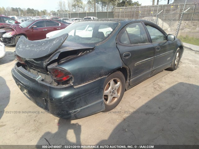 1G2WR5219XF238573 - 1999 PONTIAC GRAND PRIX GTP GREEN photo 4