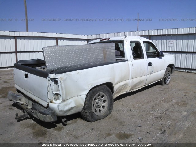 1GCEC19V97Z146761 - 2007 CHEVROLET SILVERADO C1500 CLASSIC WHITE photo 4