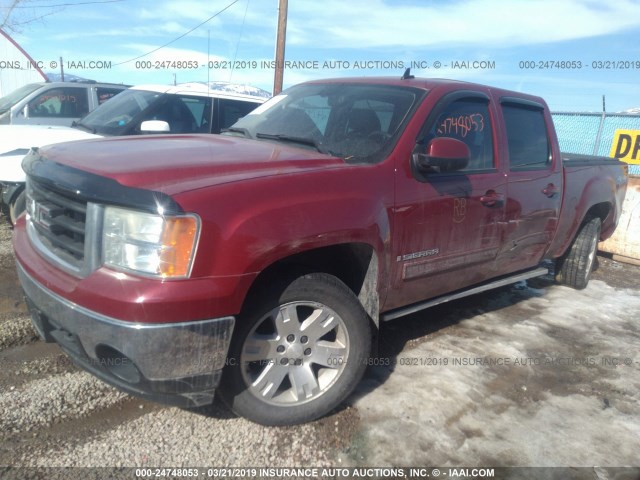 2GTEK13M171524535 - 2007 GMC NEW SIERRA K1500 RED photo 2