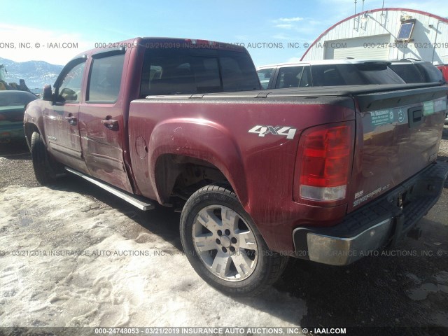 2GTEK13M171524535 - 2007 GMC NEW SIERRA K1500 RED photo 3