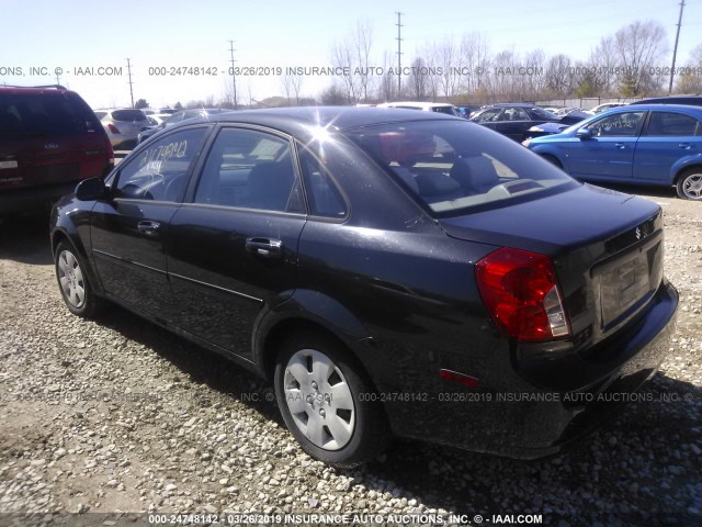 KL5JD56Z26K474157 - 2006 SUZUKI FORENZA BLACK photo 3