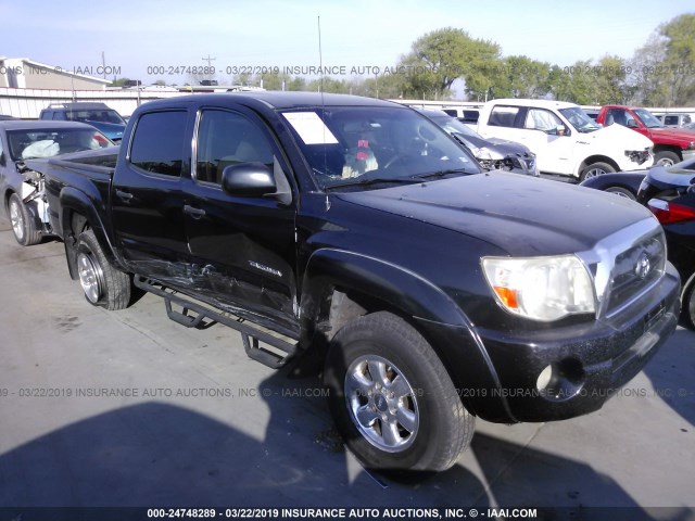 3TMJU62N49M081406 - 2009 TOYOTA TACOMA DOUBLE CAB PRERUNNER BLACK photo 1