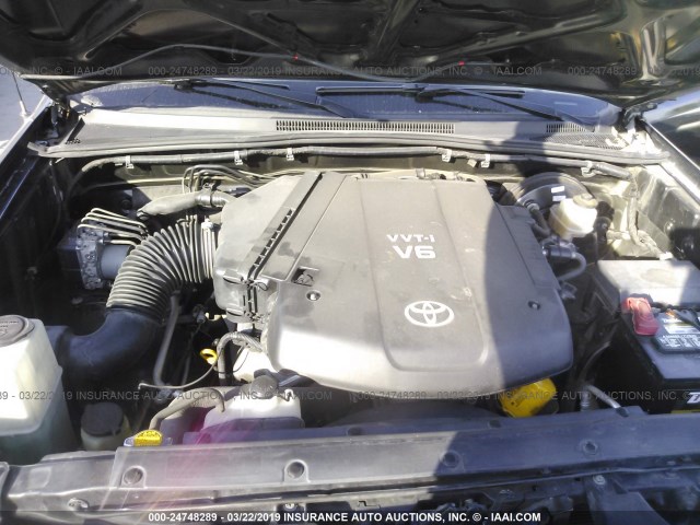 3TMJU62N49M081406 - 2009 TOYOTA TACOMA DOUBLE CAB PRERUNNER BLACK photo 10