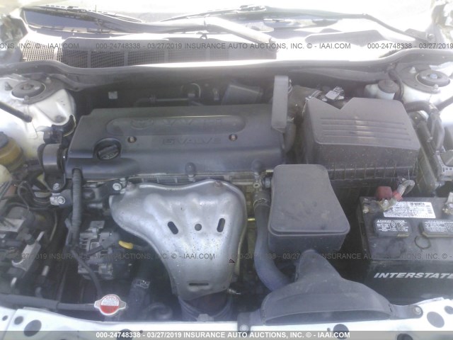 4T1BE46K19U815996 - 2009 TOYOTA CAMRY SE/LE/XLE WHITE photo 10