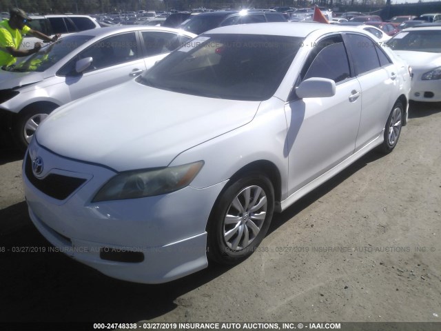 4T1BE46K19U815996 - 2009 TOYOTA CAMRY SE/LE/XLE WHITE photo 2