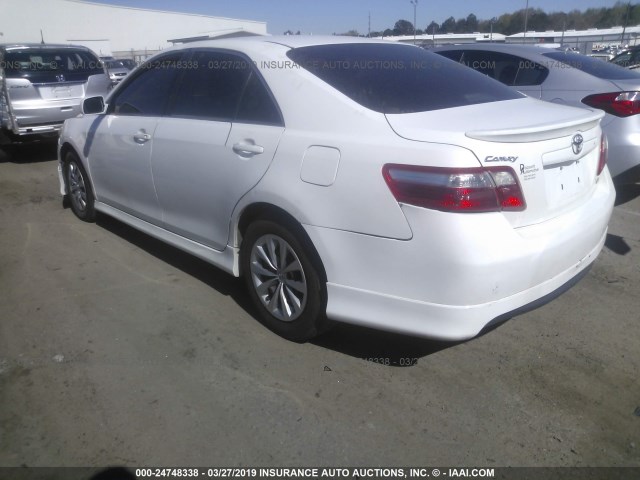 4T1BE46K19U815996 - 2009 TOYOTA CAMRY SE/LE/XLE WHITE photo 3