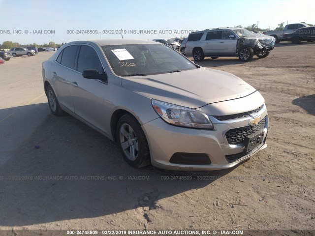 1G11A5SLXFF296651 - 2015 CHEVROLET MALIBU LS 金色 照片 1