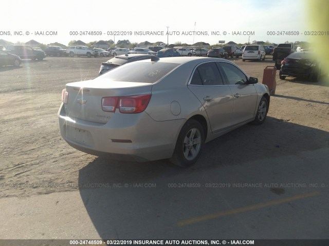 1G11A5SLXFF296651 - 2015 CHEVROLET MALIBU LS 金色 照片 4