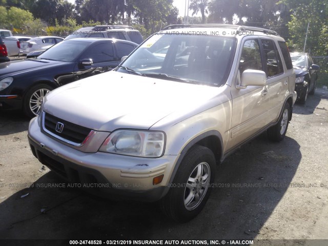 JHLRD18751S004329 - 2001 HONDA CR-V SE/LE GOLD photo 2