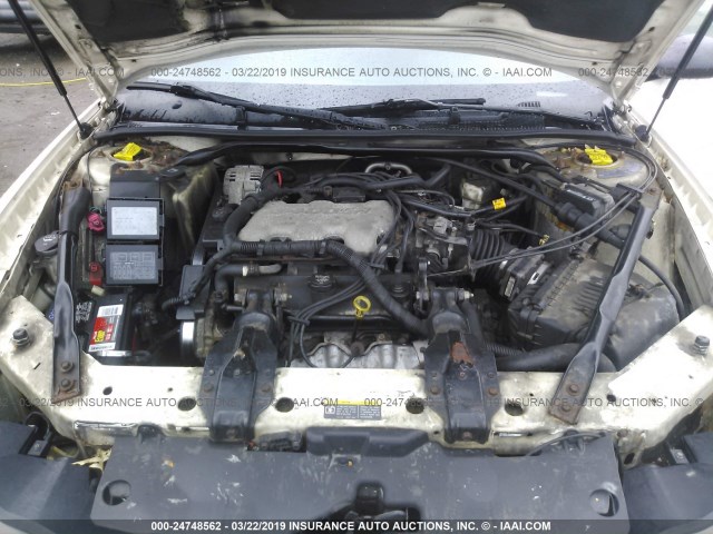 2G1WW12E639113770 - 2003 CHEVROLET MONTE CARLO LS 白色 照片 10