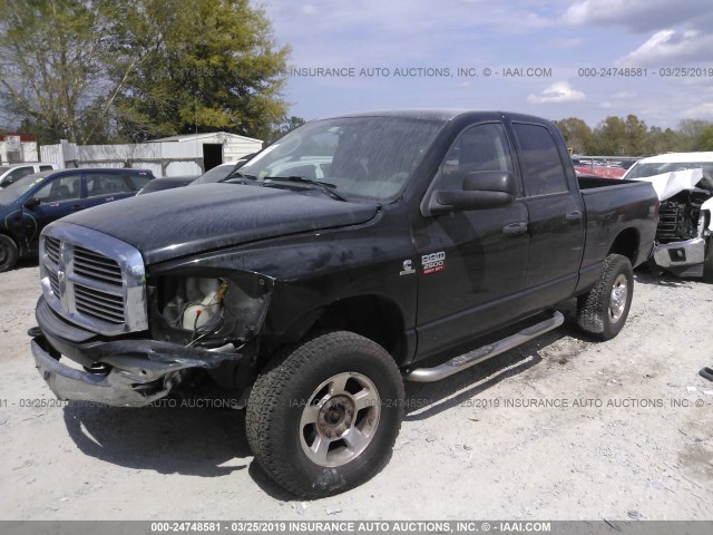 3D7KS28L49G528250 - 2009 DODGE RAM 2500 BLACK photo 2