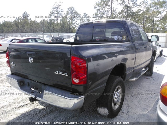 3D7KS28L49G528250 - 2009 DODGE RAM 2500 BLACK photo 4