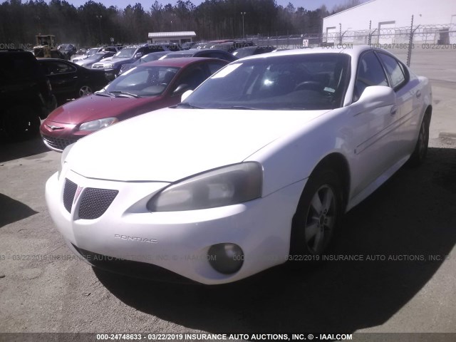 2G2WP552161178711 - 2006 PONTIAC GRAND PRIX WHITE photo 2