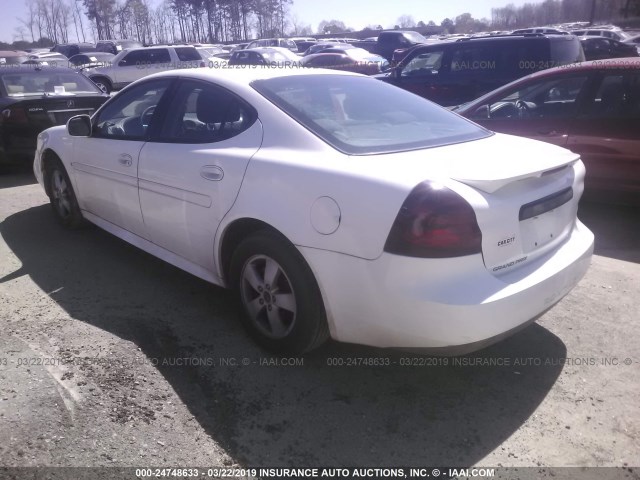 2G2WP552161178711 - 2006 PONTIAC GRAND PRIX WHITE photo 3