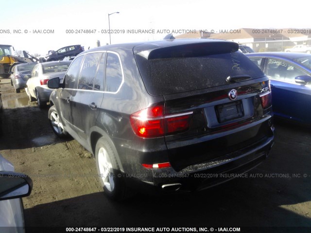 5UXZV8C51BLL67570 - 2011 BMW X5 XDRIVE50I BLACK photo 3