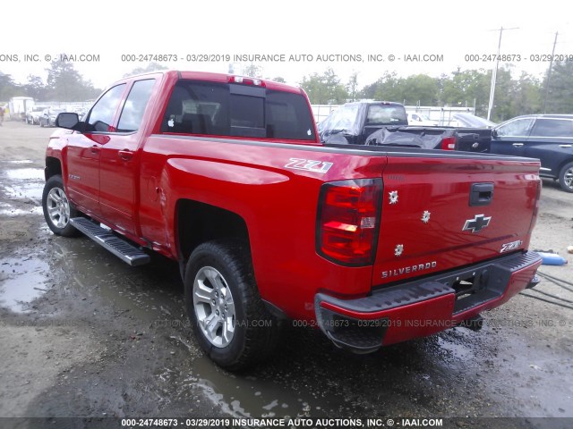 1GCVKREC4GZ394714 - 2016 CHEVROLET SILVERADO K1500 LT RED photo 3