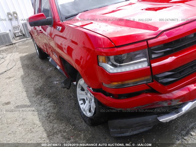 1GCVKREC4GZ394714 - 2016 CHEVROLET SILVERADO K1500 LT RED photo 6