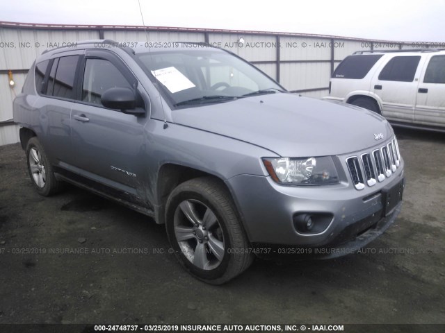 1C4NJDBB5FD316908 - 2015 JEEP COMPASS SPORT GRAY photo 1