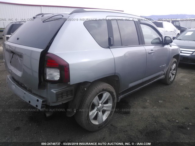 1C4NJDBB5FD316908 - 2015 JEEP COMPASS SPORT GRAY photo 4