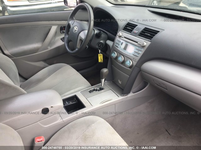 4T1BE46K29U890500 - 2009 TOYOTA CAMRY SE/LE/XLE 黑色 照片 5