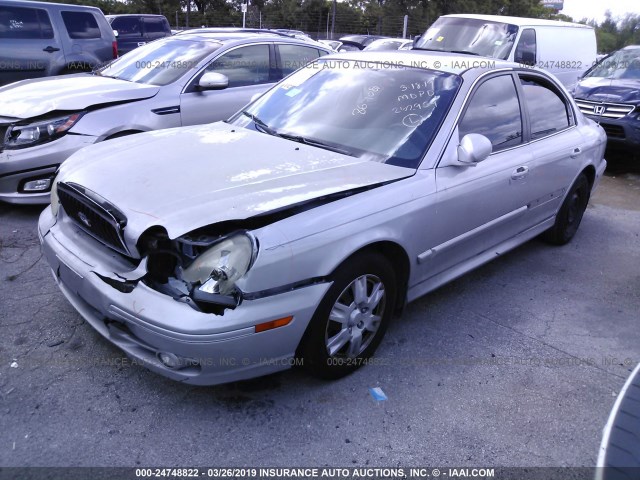 KMHWF25H33A869009 - 2003 HYUNDAI SONATA GL SILVER photo 2