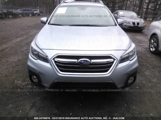 4S4BSENC3J3237239 - 2018 SUBARU OUTBACK 3.6R LIMITED SILVER photo 6