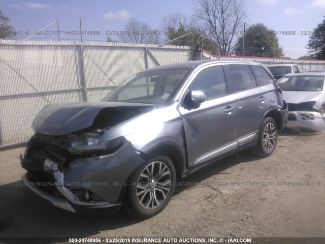 JA4AD3A35JZ067199 - 2018 MITSUBISHI OUTLANDER SE/SEL GRAY photo 2