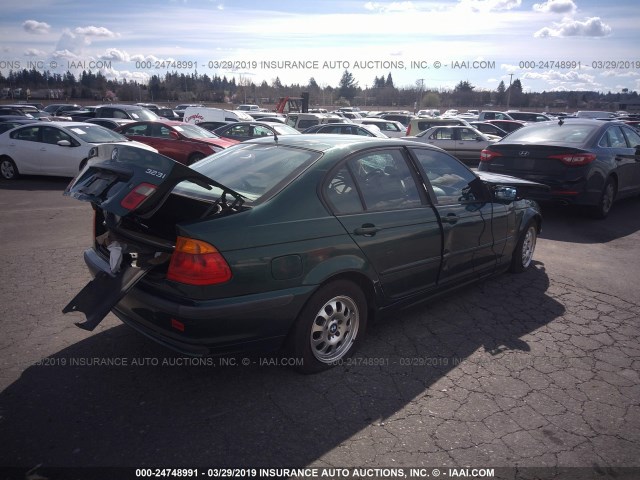 WBAAM3334XCA83599 - 1999 BMW 323 I AUTOMATIC GREEN photo 4