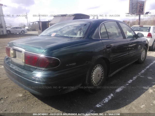 1G4HP54K1YU350518 - 2000 BUICK LESABRE CUSTOM GREEN photo 4