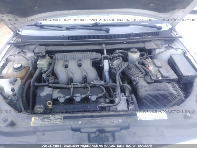 1FAFP28136G172141 - 2006 FORD FIVE HUNDRED LIMITED WHITE photo 10